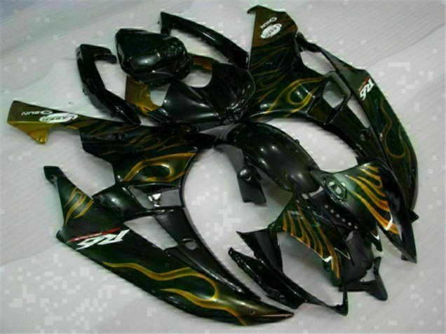 2006-2007 Noir Yamaha YZF R6 Carrosserie Moto 2006-2007 Noir Yamaha YZF R6 Carrosserie Moto