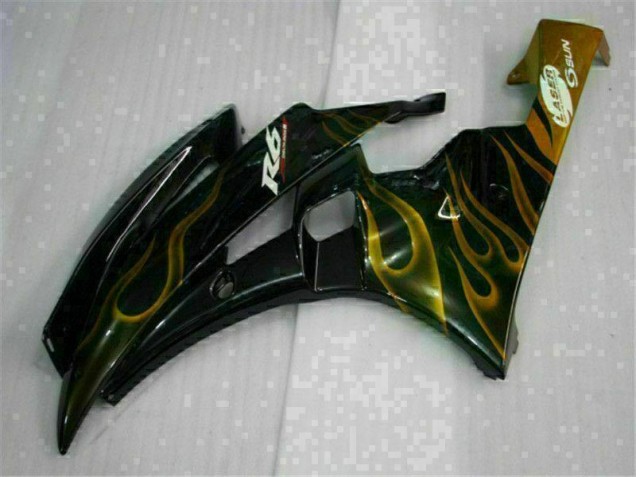 2006-2007 Noir Yamaha YZF R6 Carrosserie Moto 2006-2007 Noir Yamaha YZF R6 Carrosserie Moto