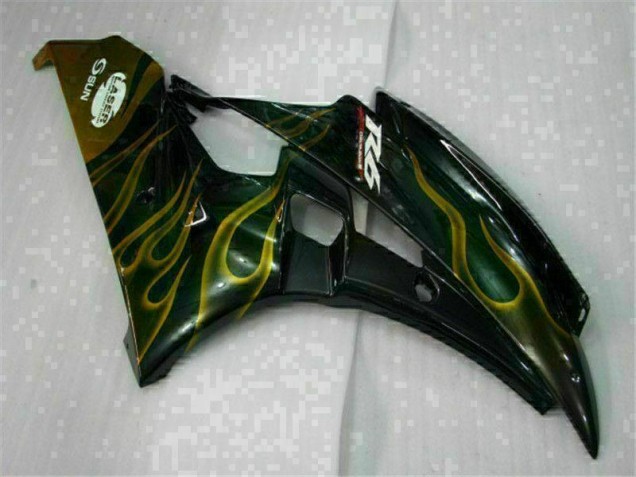2006-2007 Noir Yamaha YZF R6 Carrosserie Moto 2006-2007 Noir Yamaha YZF R6 Carrosserie Moto