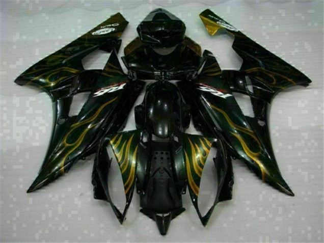 2006-2007 Noir Yamaha YZF R6 Carrosserie Moto 2006-2007 Noir Yamaha YZF R6 Carrosserie Moto