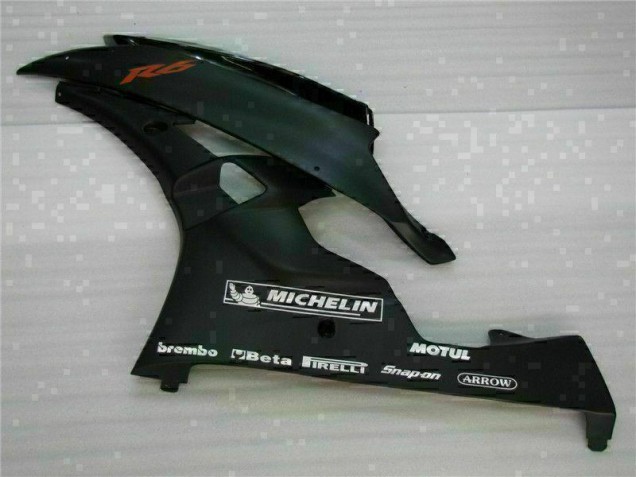 2006-2007 Noir Yamaha YZF R6 Kit Carénages Motos Complet 2006-2007 Noir Yamaha YZF R6 Kit Carénages Motos Complet