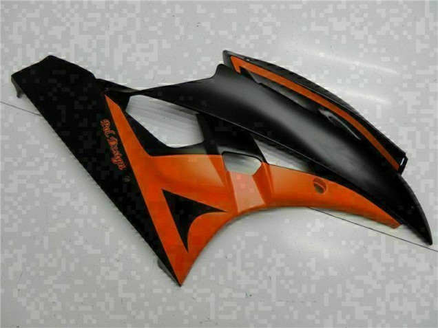 2006-2007 Orange Noir Yamaha YZF R6 Carénage Moto 2006-2007 Orange Noir Yamaha YZF R6 Carénage Moto