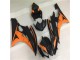 2006-2007 Orange Noir Yamaha YZF R6 Carénages Moto