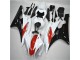 2006-2007 Rouge Blanc Noir Yamaha YZF R6 Carénage Moto