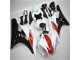 2006-2007 Rouge Blanc Noir Yamaha YZF R6 Carénage Moto