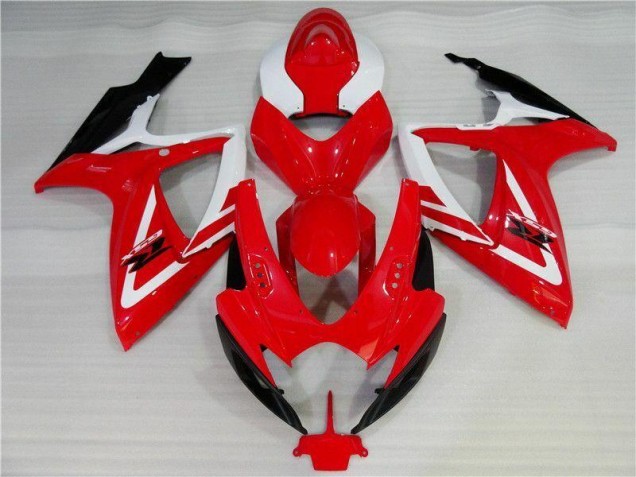 2006-2007 Rouge Blanc Suzuki GSXR 600/750 Carénage Moto