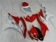 2006-2007 Rouge Blanc Yamaha YZF R6 Kit Carénages Motos Complet 2006-2007 Rouge Blanc Yamaha YZF R6 Kit Carénages Motos Complet