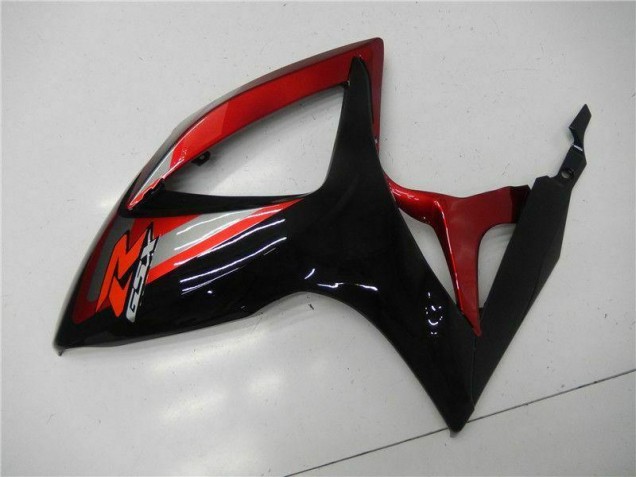 2006-2007 Rouge Noir Suzuki GSXR 600/750 Carénage Moto 2006-2007 Rouge Noir Suzuki GSXR 600/750 Carénage Moto