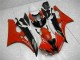 2006-2007 Rouge Noir Yamaha YZF R6 Carénage Moto