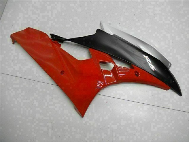 2006-2007 Rouge Noir Yamaha YZF R6 Carénage Moto