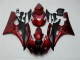 2006-2007 Rouge Noir Yamaha YZF R6 Carénages Moto 2006-2007 Rouge Noir Yamaha YZF R6 Carénages Moto