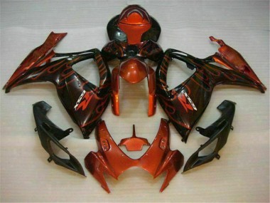 2006-2007 Rouge Suzuki GSXR 600/750 Carénage Moto