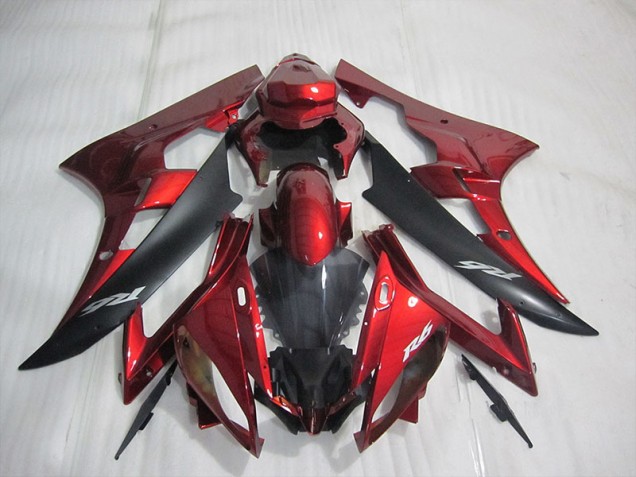 2006-2007 Rouge Yamaha YZF R6 Kit Carénages Motos Complet 2006-2007 Rouge Yamaha YZF R6 Kit Carénages Motos Complet