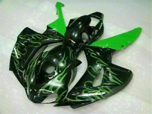 2006-2007 Vert Flamme Noir Honda CBR1000RR Carénage Moto 2006-2007 Vert Flamme Noir Honda CBR1000RR Carénage Moto