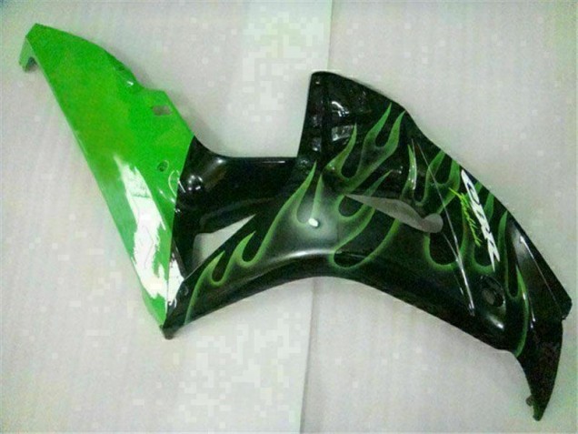 2006-2007 Vert Flamme Noir Honda CBR1000RR Carénage Moto 2006-2007 Vert Flamme Noir Honda CBR1000RR Carénage Moto