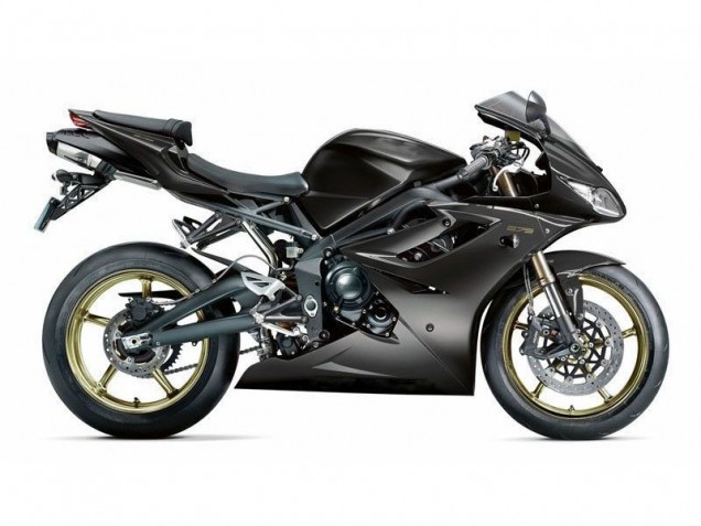 2006-2008 Noir Mat Triumph Daytona 675 Triple Carénage Moto 2006-2008 Noir Mat Triumph Daytona 675 Triple Carénage Moto
