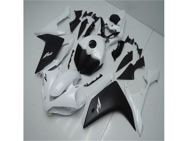 2007-2008 Blanc Noir Yamaha YZF R1 Carénage Moto 2007-2008 Blanc Noir Yamaha YZF R1 Carénage Moto