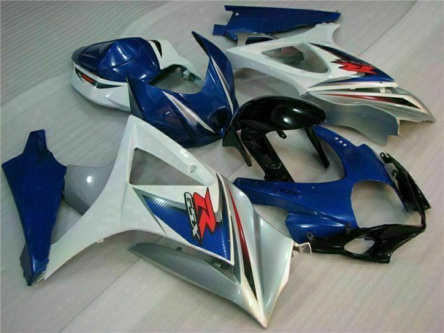 2007-2008 Bleu Blanc Suzuki GSXR 1000 Kit Carénages Motos Complet 2007-2008 Bleu Blanc Suzuki GSXR 1000 Kit Carénages Motos Complet