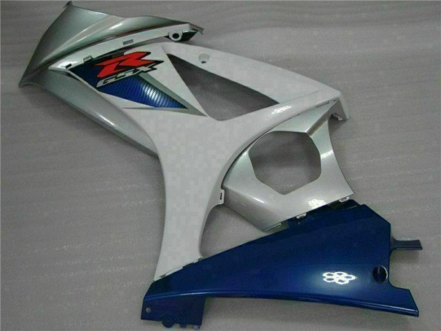 2007-2008 Bleu Blanc Suzuki GSXR 1000 Kit Carénages Motos Complet 2007-2008 Bleu Blanc Suzuki GSXR 1000 Kit Carénages Motos Complet