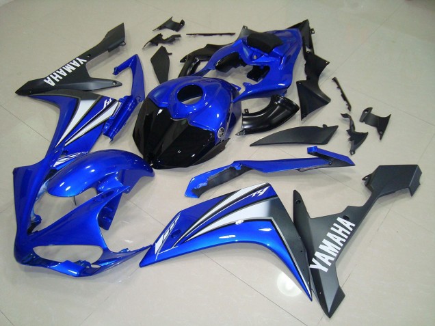 2007-2008 Bleu Blanc Yamaha YZF R1 Kit Carénages Motos Complet 2007-2008 Bleu Blanc Yamaha YZF R1 Kit Carénages Motos Complet