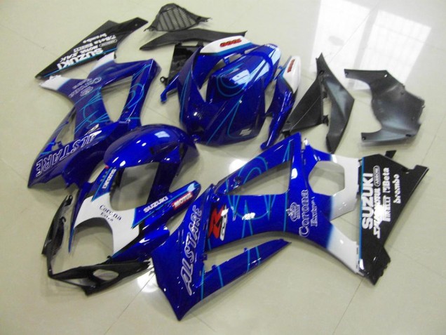2007-2008 Bleu Corona Suzuki GSXR 1000 Carénage Moto 2007-2008 Bleu Corona Suzuki GSXR 1000 Carénage Moto
