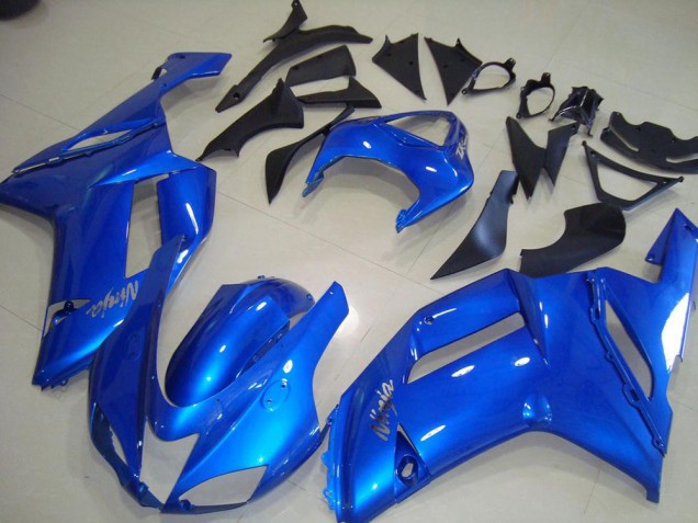 2007-2008 Bleu Kawasaki ZX6R Carénages Moto 2007-2008 Bleu Kawasaki ZX6R Carénages Moto