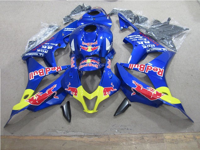 2007-2008 Bleu Red Bull Honda CBR600RR Carénage Moto 2007-2008 Bleu Red Bull Honda CBR600RR Carénage Moto