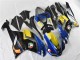 2007-2008 Bleu Requin Kawasaki ZX6R Carénage Moto 2007-2008 Bleu Requin Kawasaki ZX6R Carénage Moto