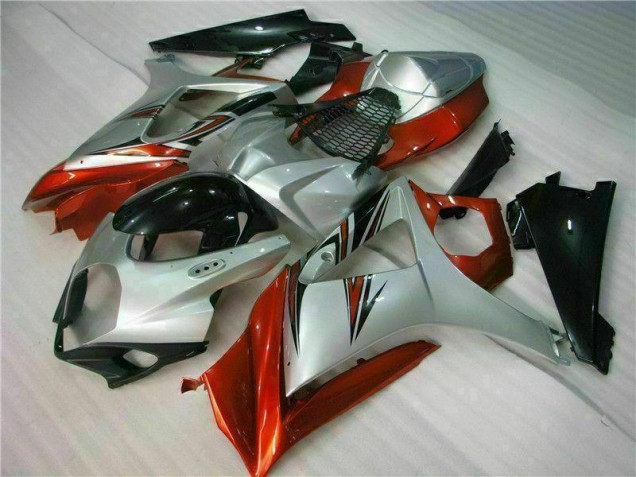 2007-2008 Brun Argent Suzuki GSXR 1000 Carénage Moto