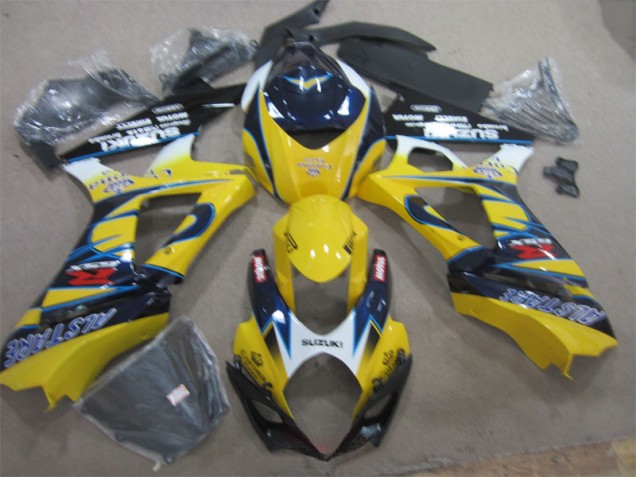 2007-2008 Jaune Bleu Suzuki GSXR 1000 Carénage Moto 2007-2008 Jaune Bleu Suzuki GSXR 1000 Carénage Moto