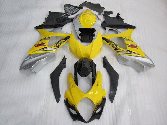 2007-2008 Jaune Noir Suzuki GSXR 1000 Carénages Moto 2007-2008 Jaune Noir Suzuki GSXR 1000 Carénages Moto