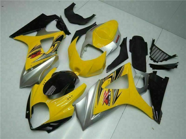 2007-2008 Jaune Suzuki GSXR 1000 Carrosserie Moto