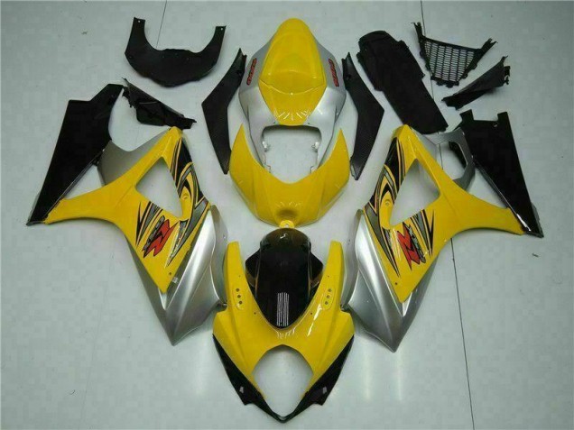 2007-2008 Jaune Suzuki GSXR 1000 Carrosserie Moto