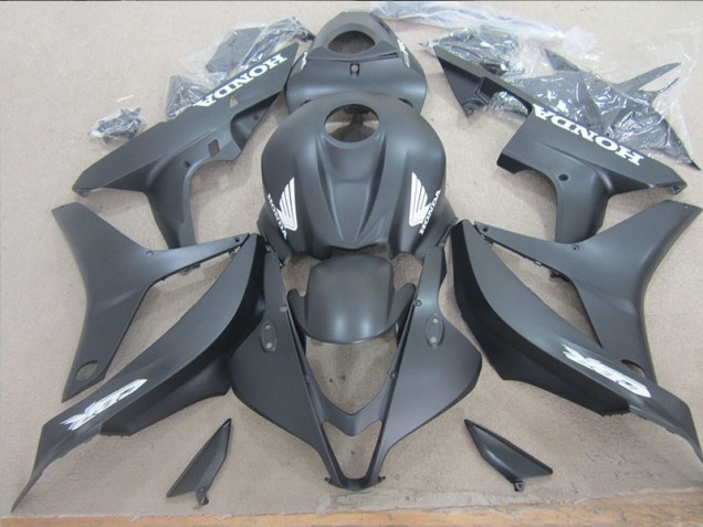 2007-2008 Noir Blanc Décalque Honda CBR600RR Carénage Moto 2007-2008 Noir Blanc Décalque Honda CBR600RR Carénage Moto