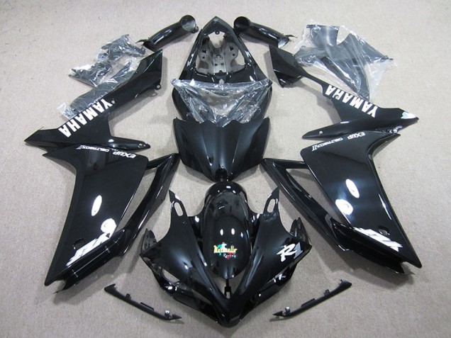 2007-2008 Noir Blanc Décalque Yamaha YZF R1 Carénage Moto 2007-2008 Noir Blanc Décalque Yamaha YZF R1 Carénage Moto