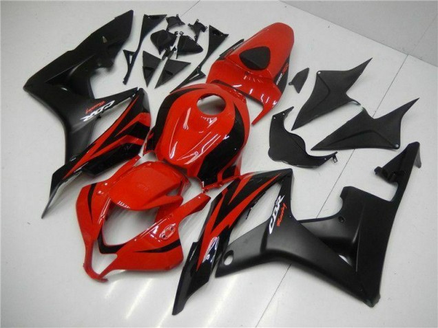 2007-2008 Noir Rouge Honda CBR600RR Kit Carénages Motos 2007-2008 Noir Rouge Honda CBR600RR Kit Carénages Motos