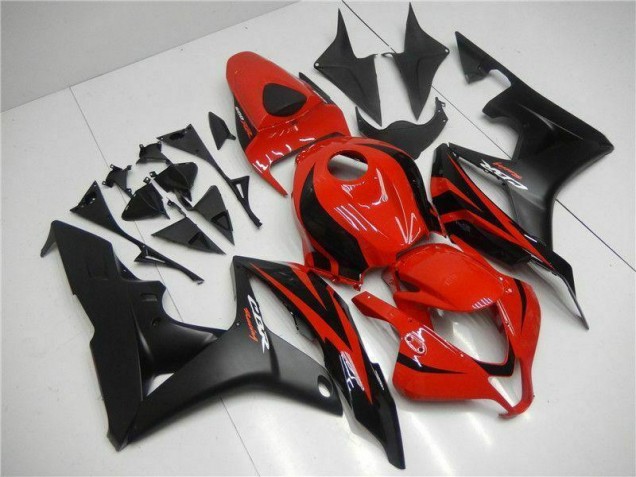 2007-2008 Noir Rouge Honda CBR600RR Kit Carénages Motos 2007-2008 Noir Rouge Honda CBR600RR Kit Carénages Motos
