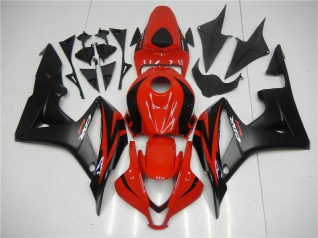2007-2008 Noir Rouge Honda CBR600RR Kit Carénages Motos 2007-2008 Noir Rouge Honda CBR600RR Kit Carénages Motos