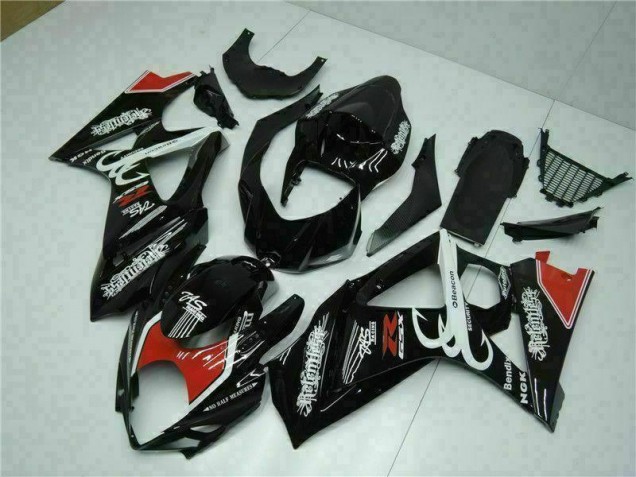2007-2008 Noir Suzuki GSXR 1000 Carrosserie Moto