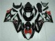 2007-2008 Noir Suzuki GSXR 1000 Carrosserie Moto