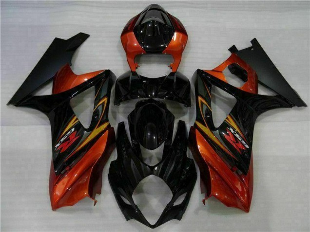 2007-2008 Noir Suzuki GSXR 1000 Kit Carénages Motos Complet 2007-2008 Noir Suzuki GSXR 1000 Kit Carénages Motos Complet