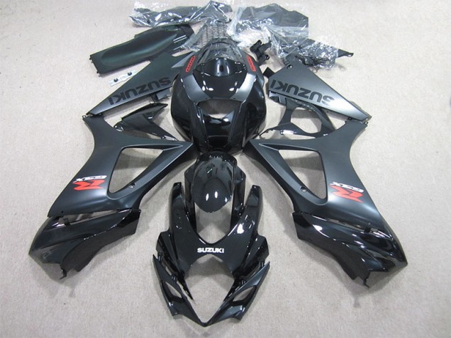 2007-2008 Noir Suzuki GSXR 1000 Kit Carénages Motos & Plastique 2007-2008 Noir Suzuki GSXR 1000 Kit Carénages Motos & Plastique