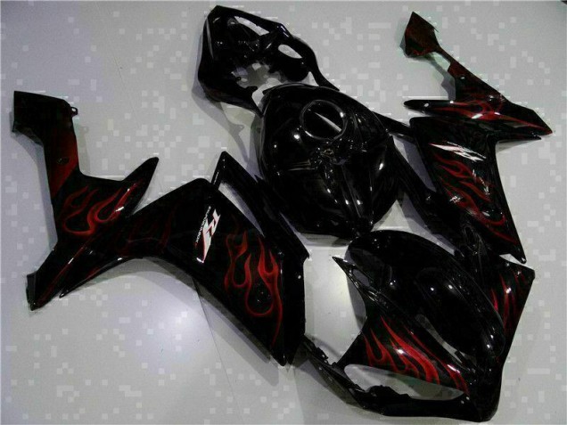2007-2008 Noir Yamaha YZF R1 Carénage Moto 2007-2008 Noir Yamaha YZF R1 Carénage Moto
