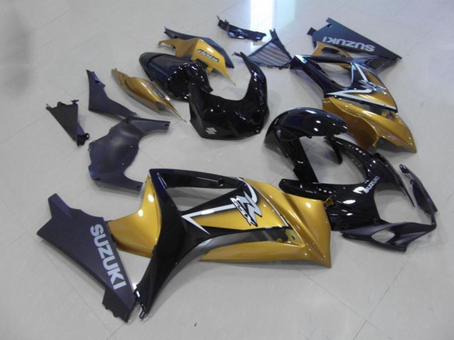 2007-2008 Or Noir Suzuki GSXR 1000 Carénage Moto