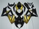 2007-2008 Or Noir Suzuki GSXR 1000 Carénages Moto