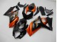2007-2008 Orange Noir Suzuki GSXR 1000 Carénage Moto 2007-2008 Orange Noir Suzuki GSXR 1000 Carénage Moto
