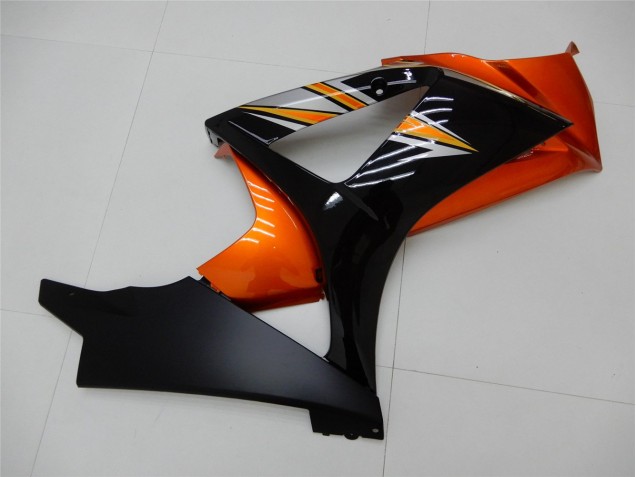 2007-2008 Orange Noir Suzuki GSXR 1000 Carénage Moto 2007-2008 Orange Noir Suzuki GSXR 1000 Carénage Moto