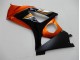 2007-2008 Orange Noir Suzuki GSXR 1000 Carénage Moto 2007-2008 Orange Noir Suzuki GSXR 1000 Carénage Moto