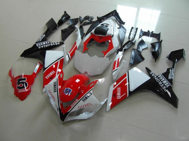 2007-2008 Rouge Blanc Décalque Yamaha YZF R1 Carénage Moto 2007-2008 Rouge Blanc Décalque Yamaha YZF R1 Carénage Moto