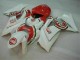 2007-2008 Rouge Blanc Suzuki GSXR 1000 Carénage Moto 2007-2008 Rouge Blanc Suzuki GSXR 1000 Carénage Moto